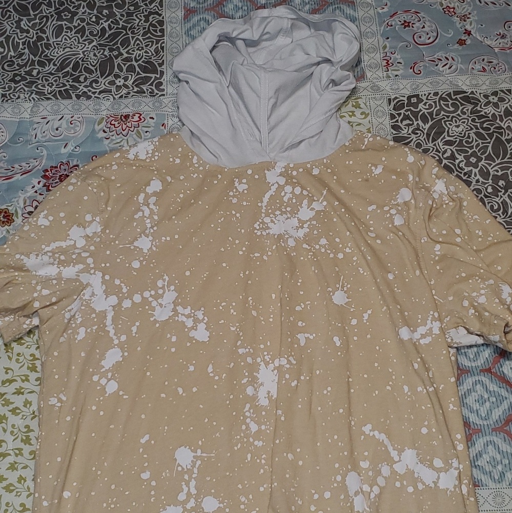 Splatter paint hoodie t-shirt